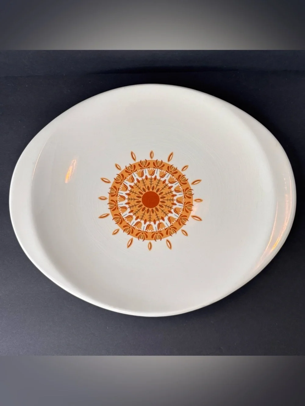 Vintage Steubenville Pottery Co.  Rondelay Oval Platter MCM